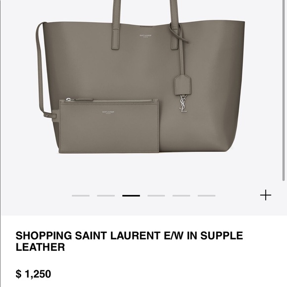 HP🎉NWT Saint Laurent east west shopping tote - Picture 13 of 16